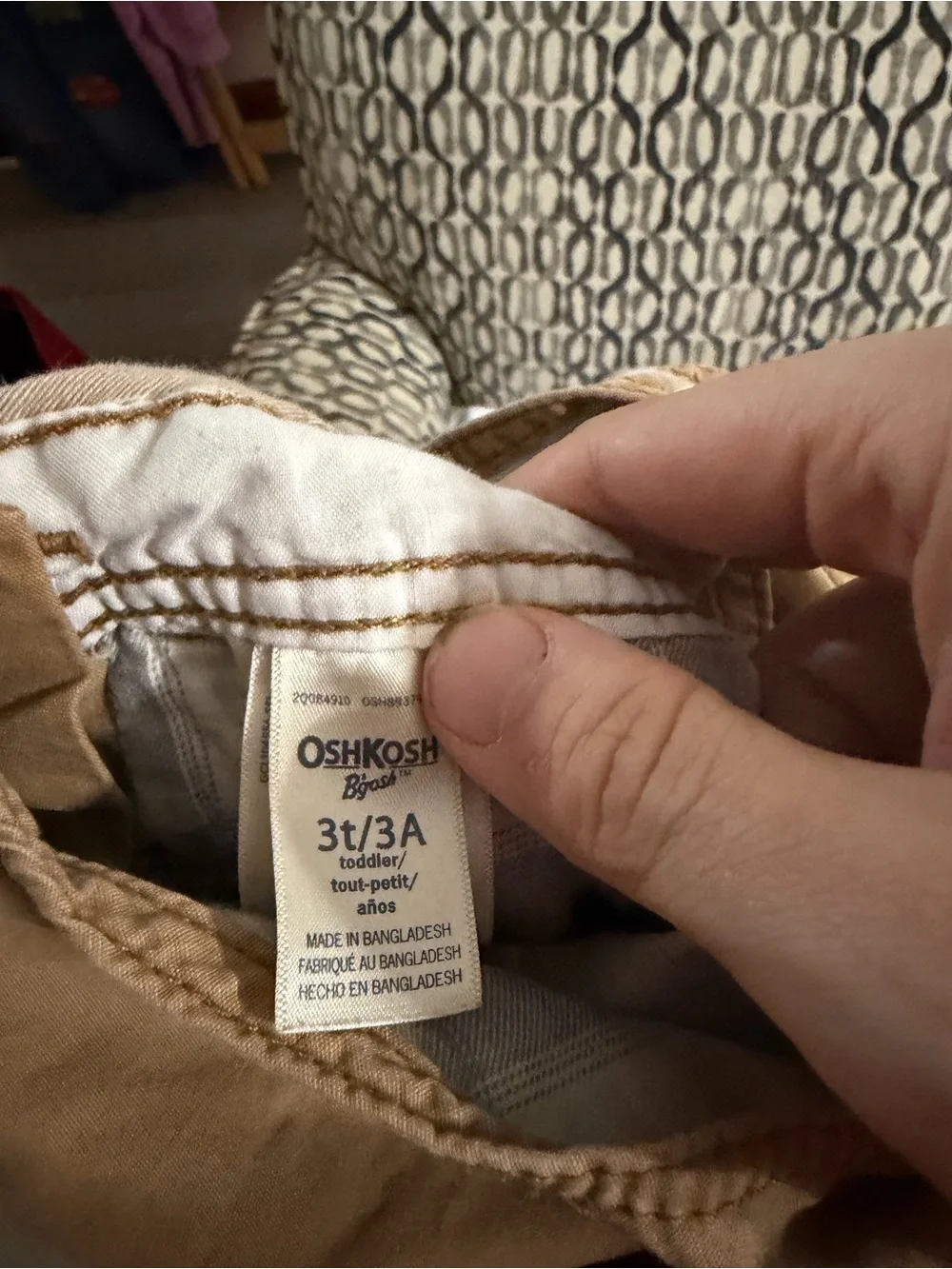 OshKosh B'gosh Size 3t Kids Tan Brown Overalls
